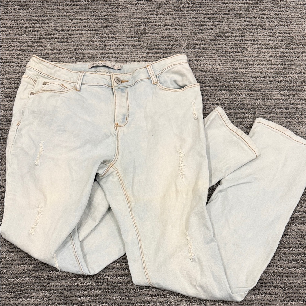 Iris Jeans Light Blue Distressed Women Jeans